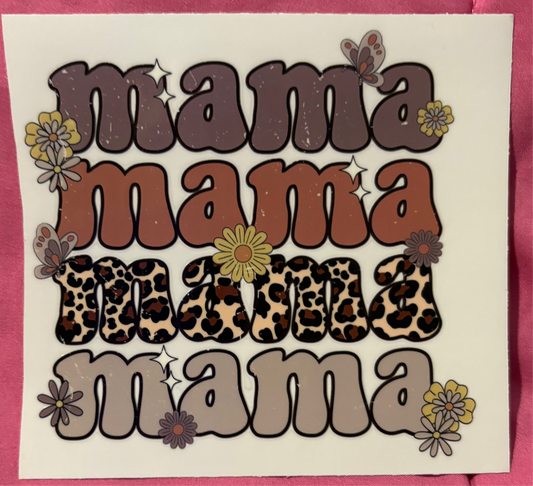 Mama Brown Gradient Decal
