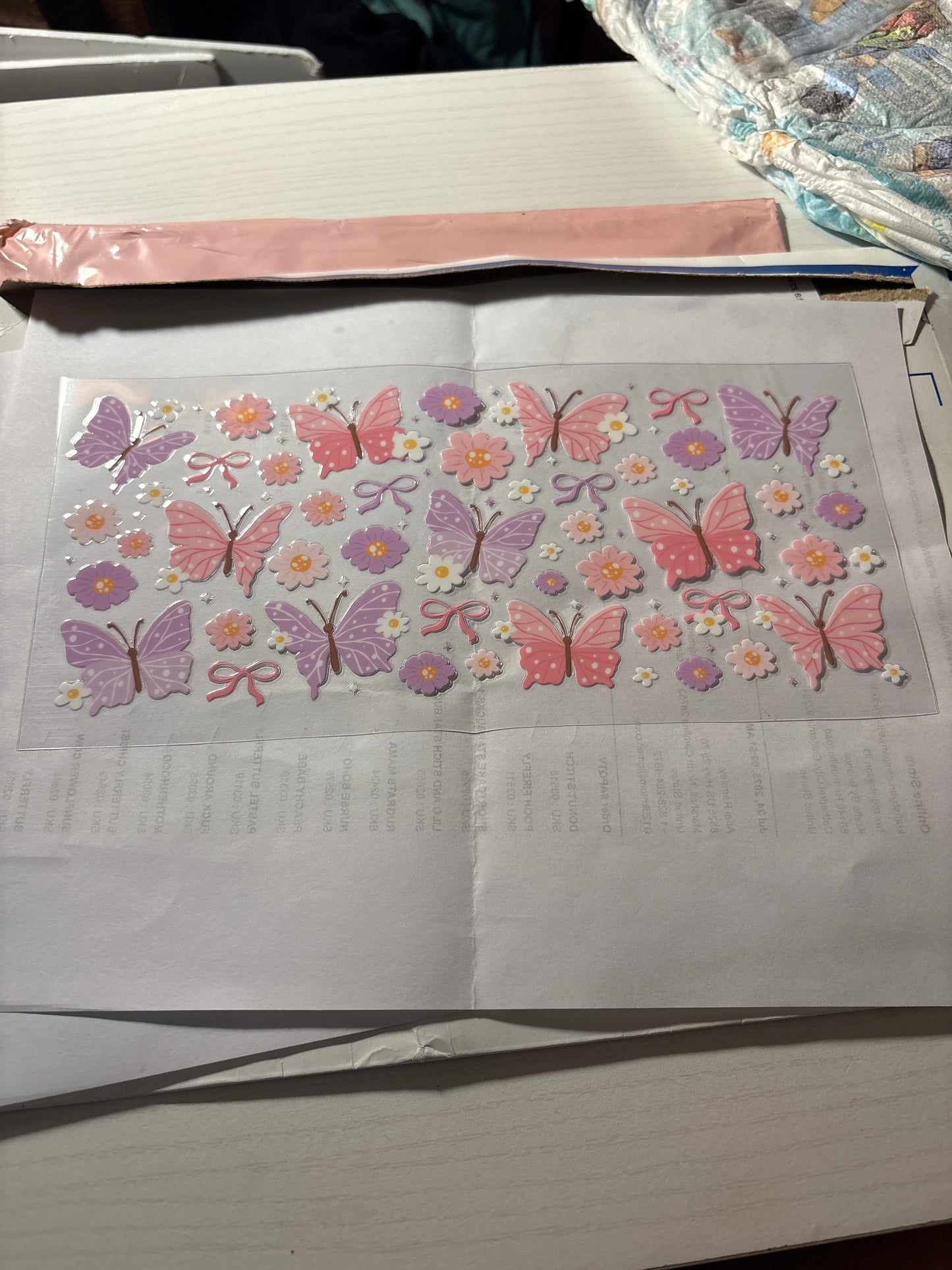 Butterflies and bows