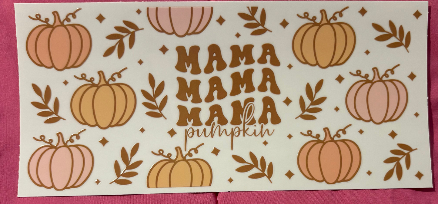 Mama Pumpkin Decal