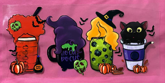 Hocus Pocus Cups Decal