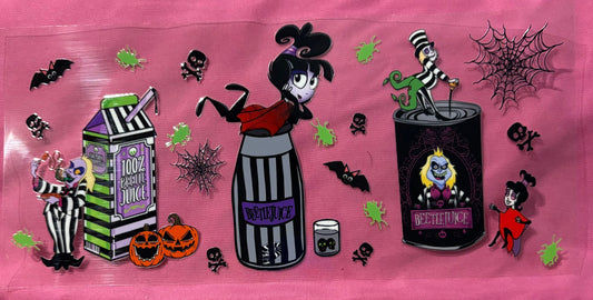 Beatle Juice Spider Web Decal