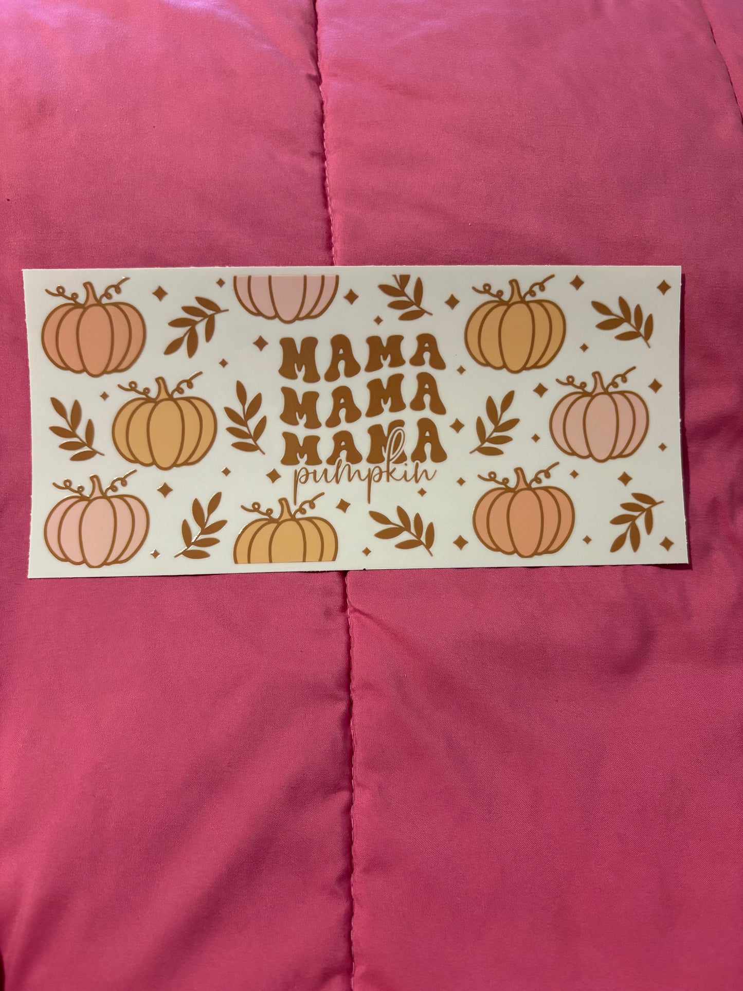Mama Pumpkin Decal