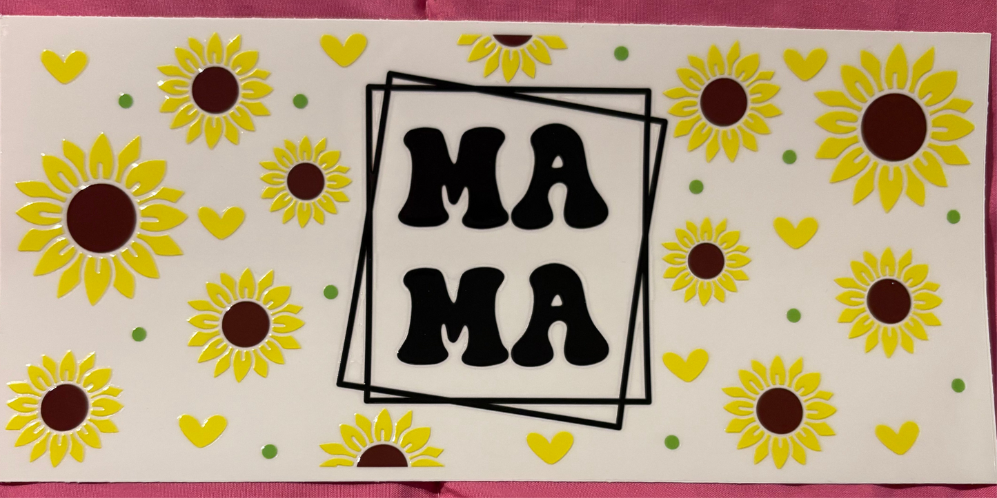 Mama Sunflower Decal