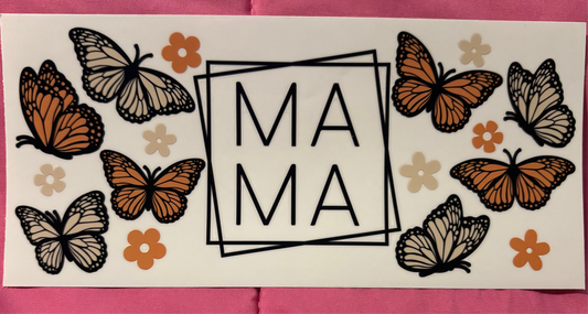 Mama Butterfly Decal