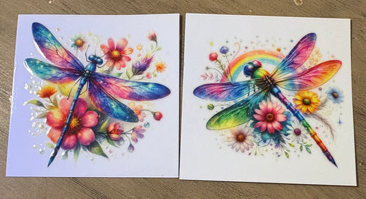 Dragonfly Decal set (3)