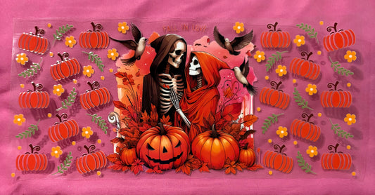 Pumpkin Skeletons Decal