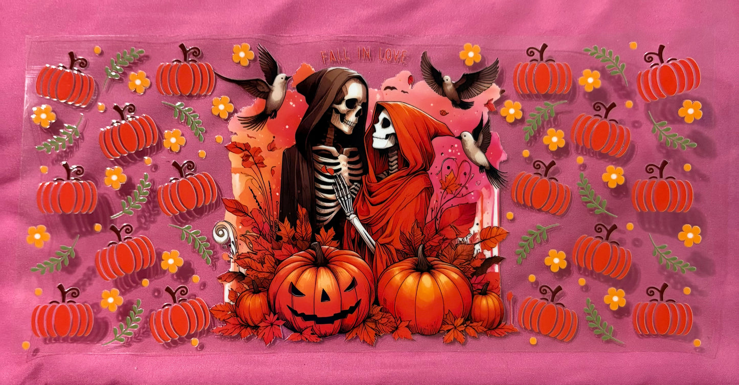 Pumpkin Skeletons Decal