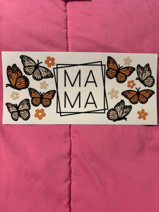 Mama Butterfly Decal