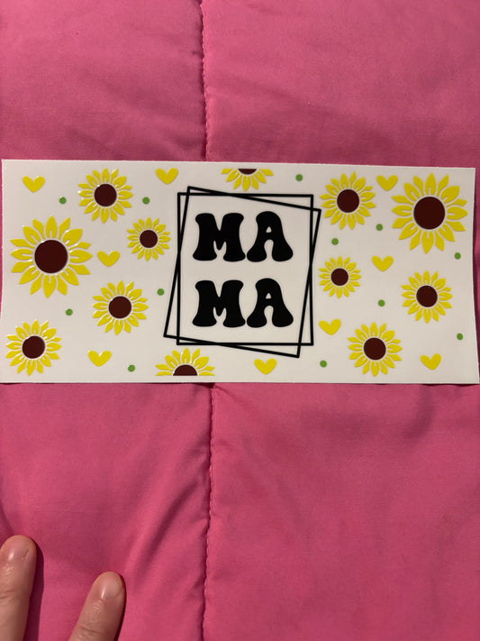 Mama Sunflower Decal